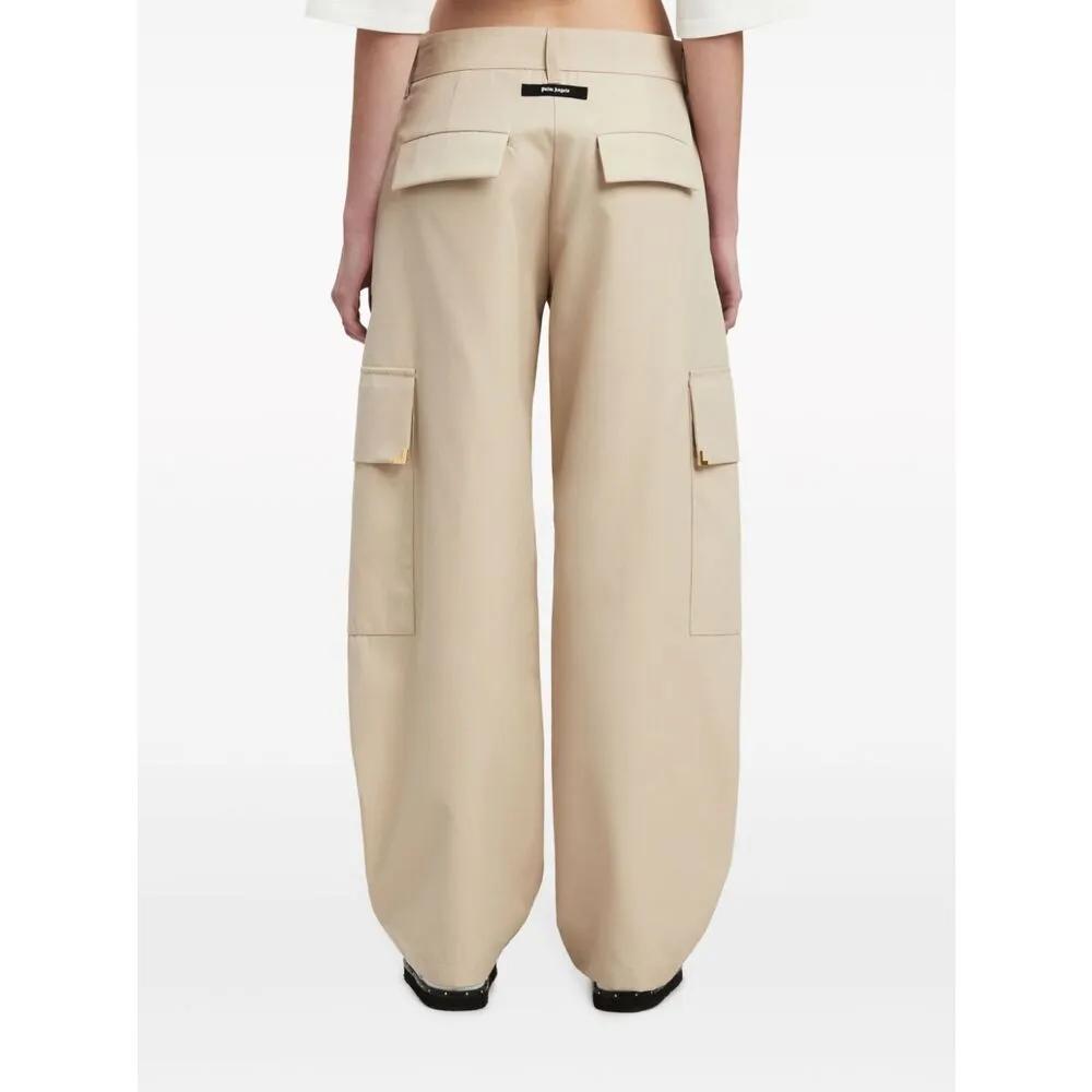 Carrot-Cut Mid-Rise Trousers