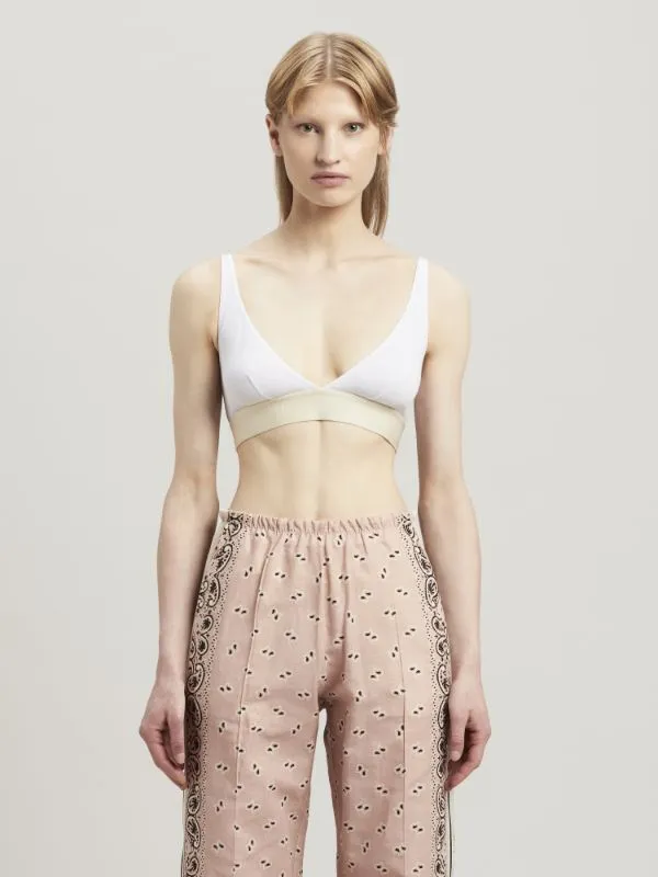 Paisley-Printed Side Stripe Detailed Trousers