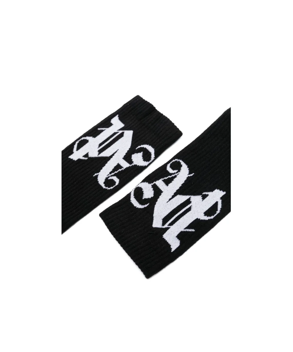 Logo Jacquard Socks