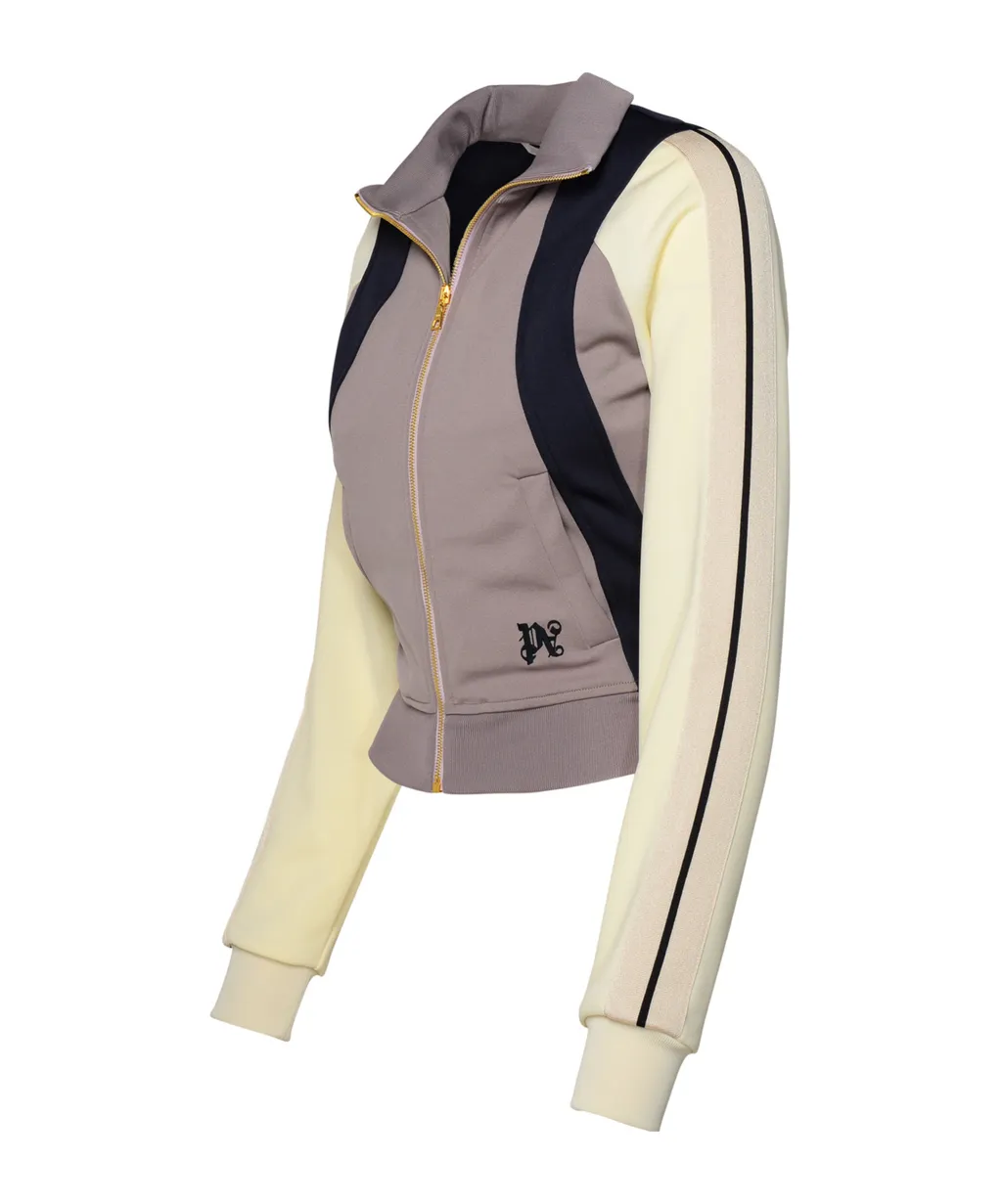 Pa Monogram Embroidered Colour-Blocked Track Jacket