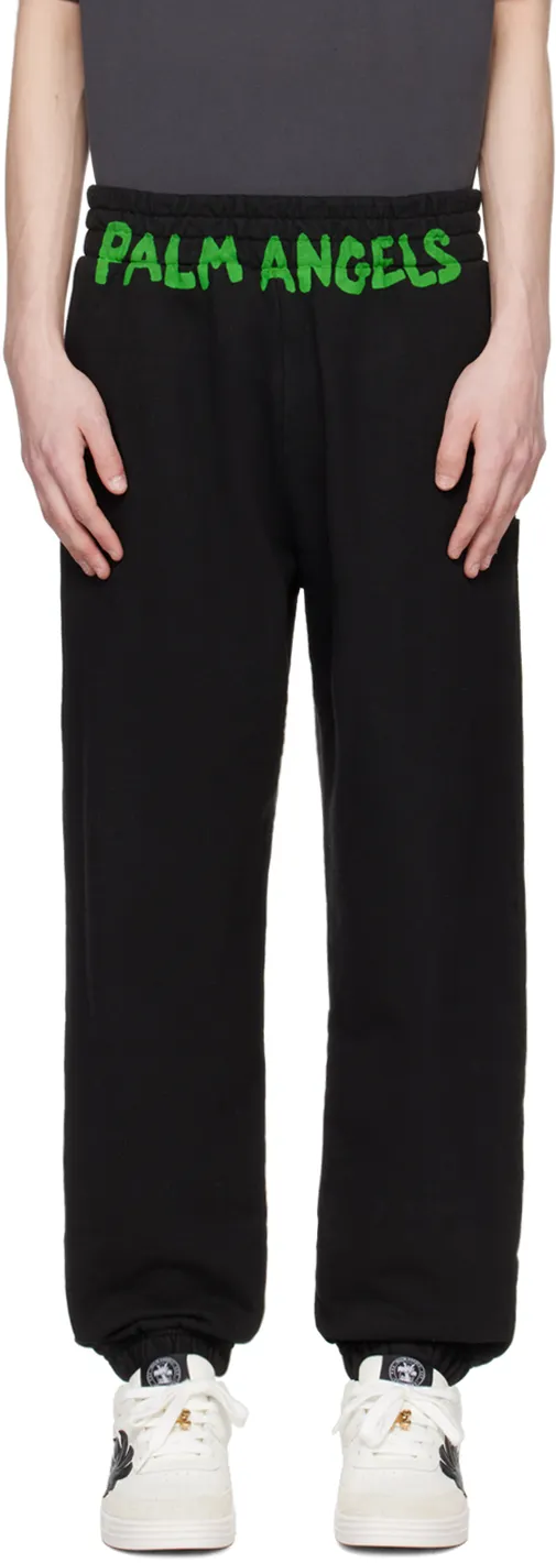 Logo-Printed Elasticated Waist Track Pants