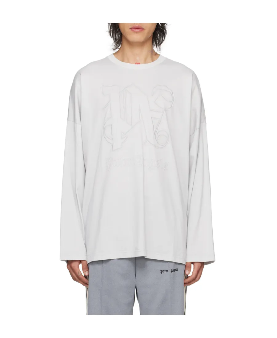 Monogram Embroidered Crewneck T-Shirt