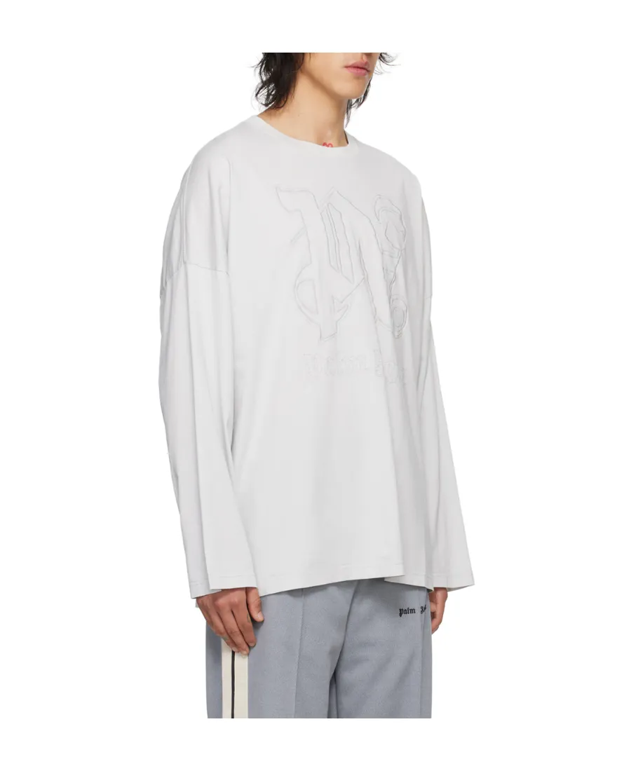 Monogram Embroidered Crewneck T-Shirt