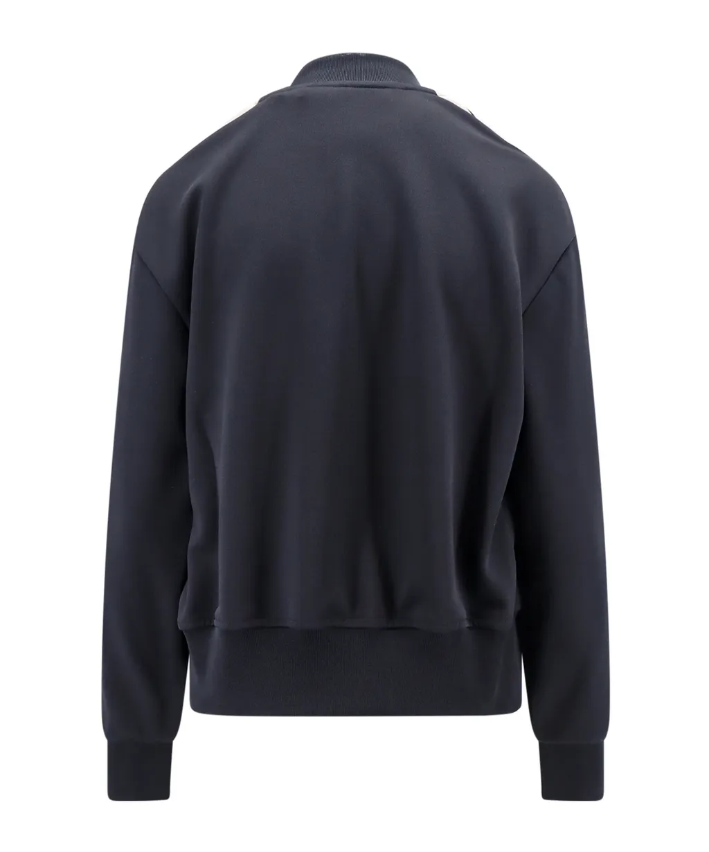 Logo Embroidered Zipped Jacket