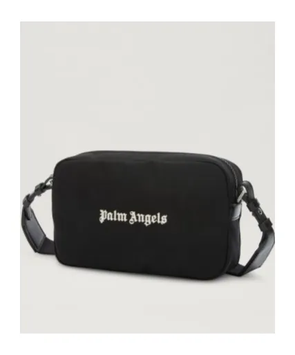 Logo Printed Zipped Camera Bag
