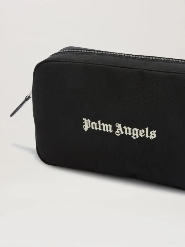 Logo Printed Zipped Camera Bag
