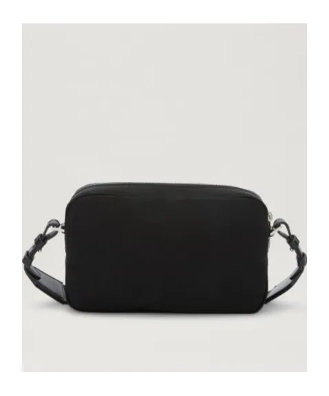 Logo Printed Zipped Camera Bag