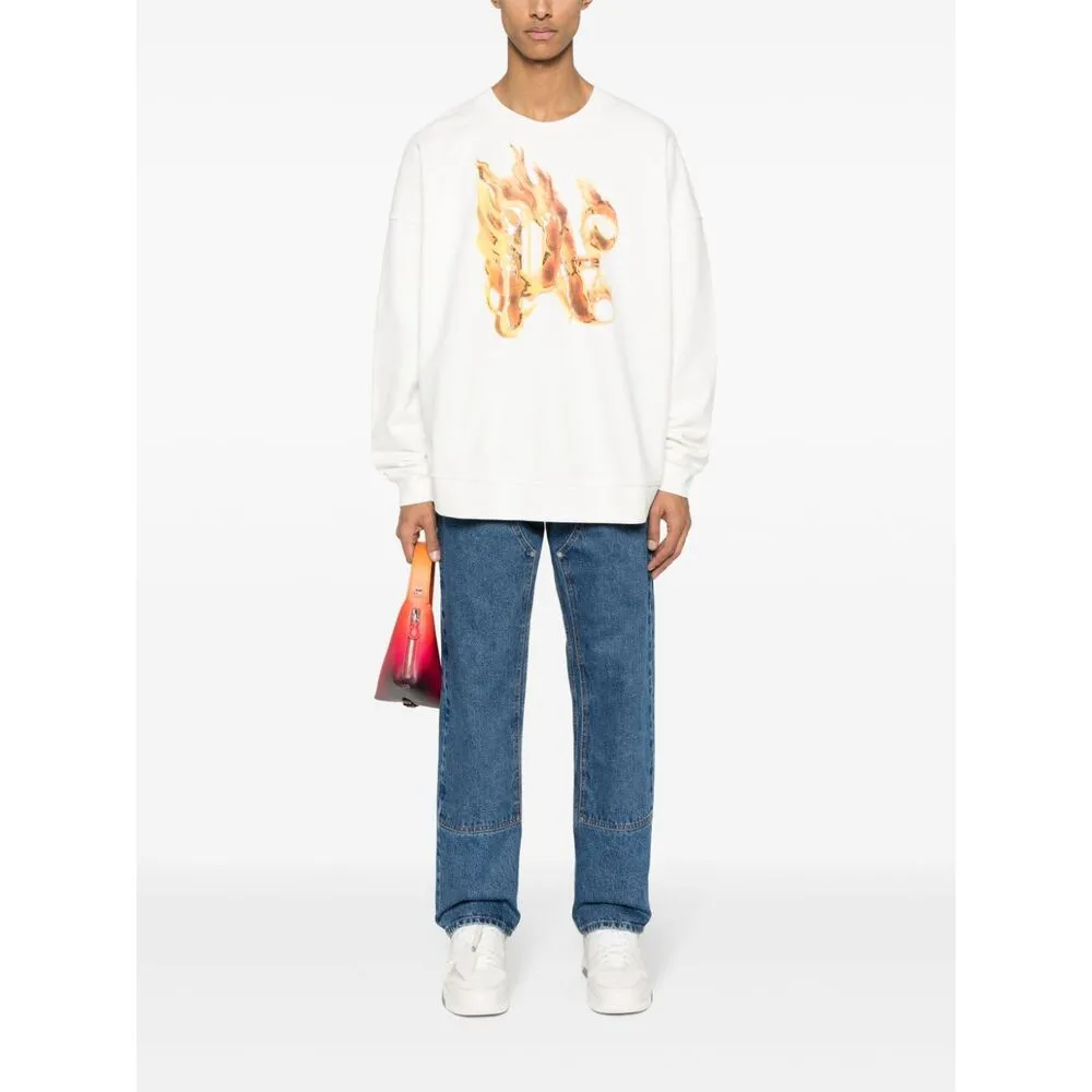 Logo Printed Crewneck Sweatshirt