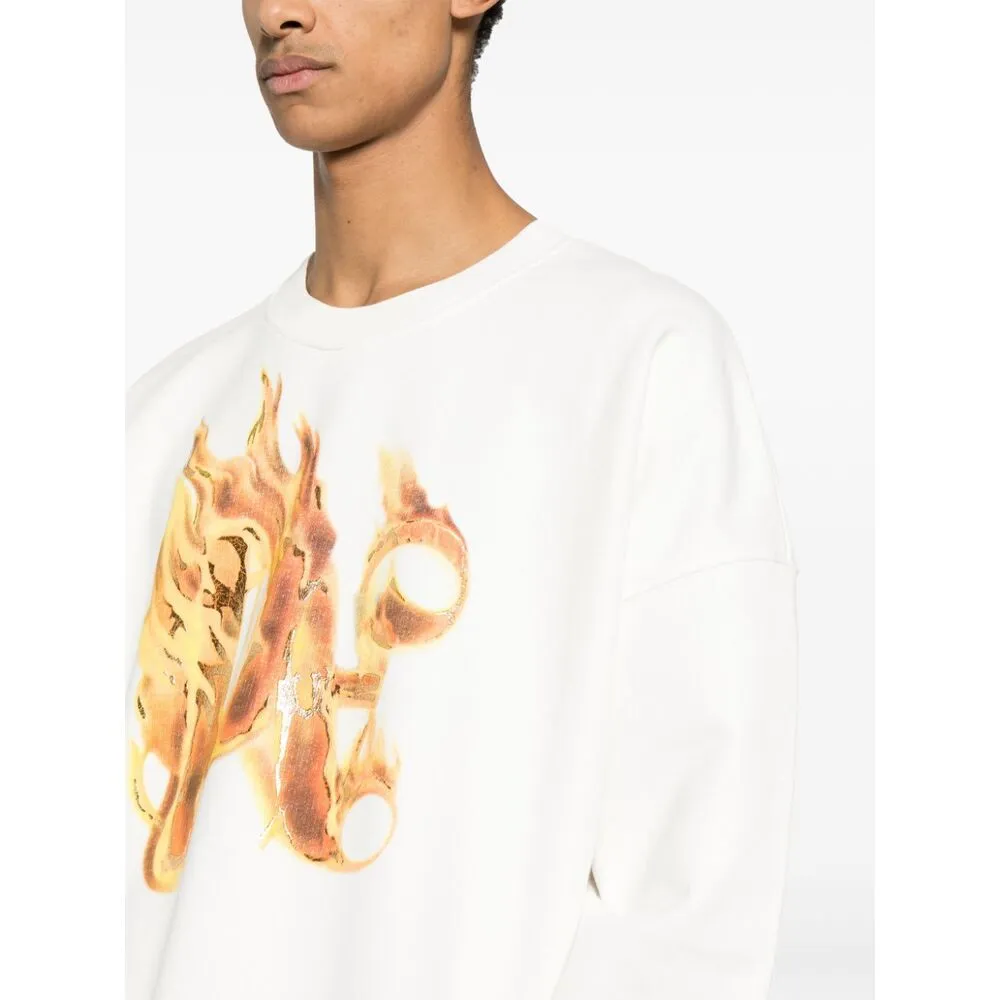 Logo Printed Crewneck Sweatshirt