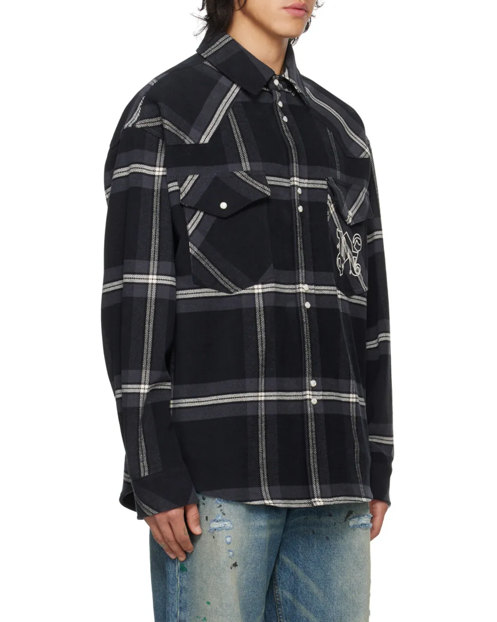 Monogram Checked Overshirt