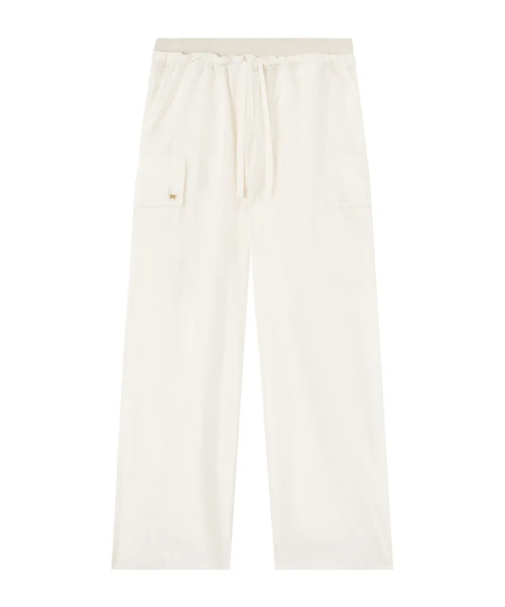 High-Shine Satin Parachute Trousers