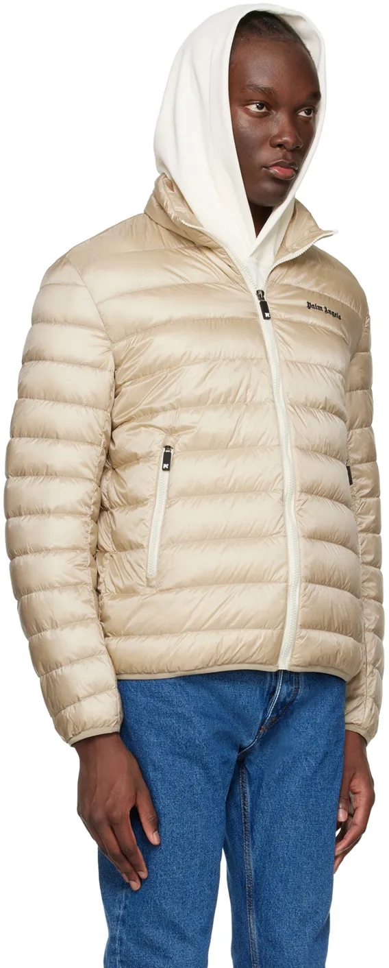 Logo Printed Quilted Jacket