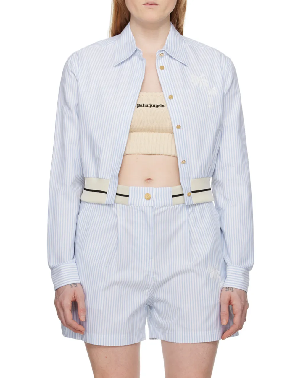 Logo Striped Shirt