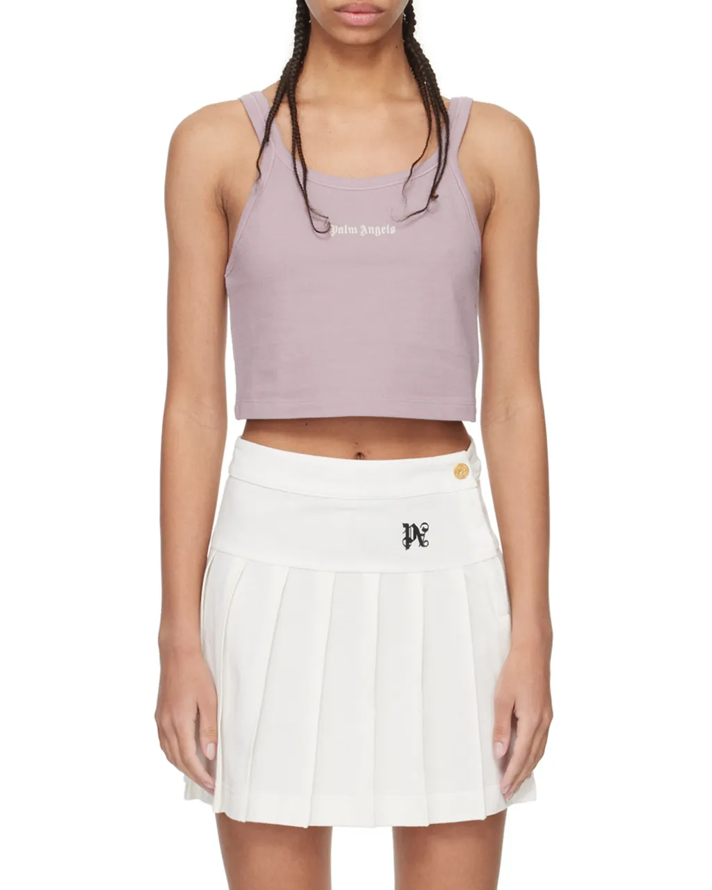 Logo Printed Short Vest