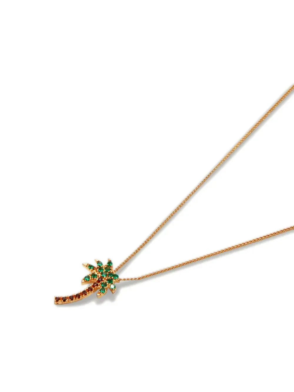 Palm Tree Pendant Necklace