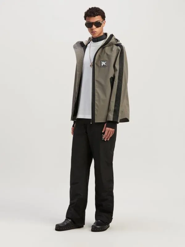 Logo Patch Hooded Jacket