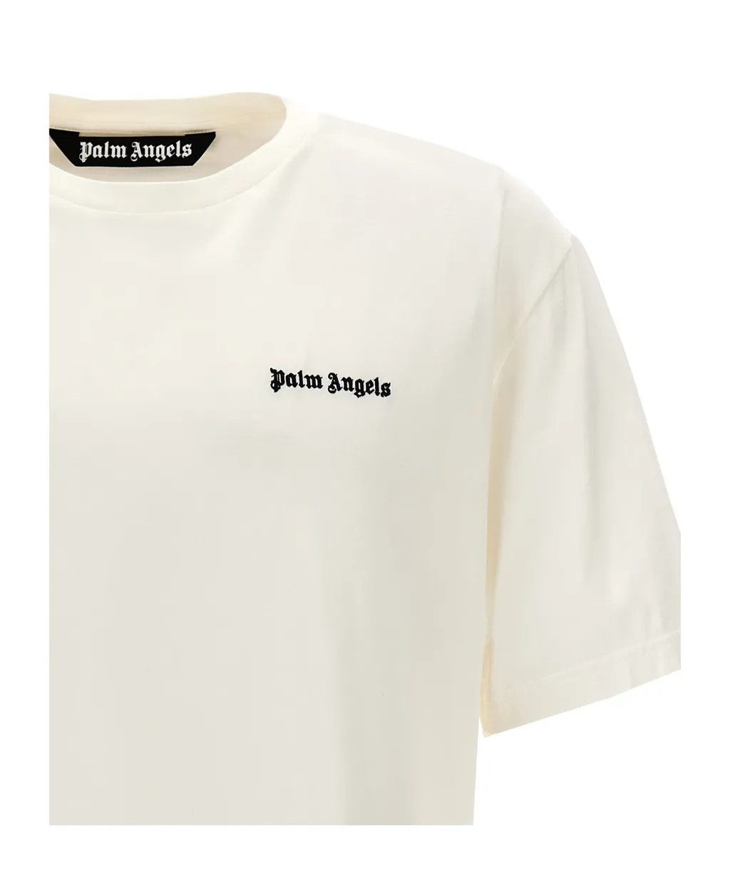 Logo Embroidered Crewneck T-Shirt