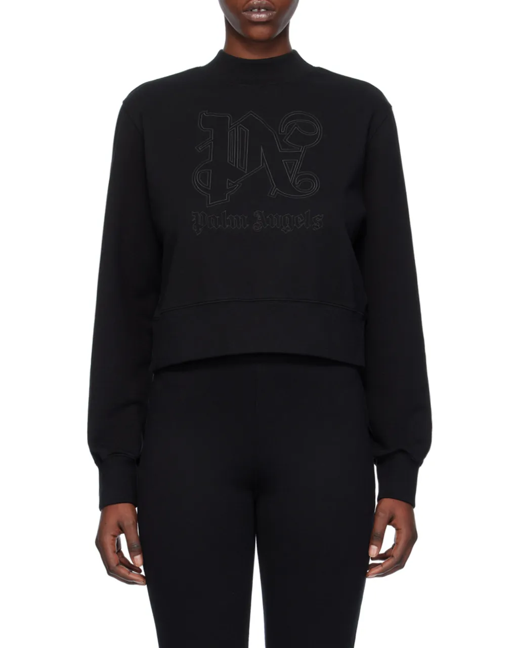 Monogram Detailed Crewneck Sweatshirt
