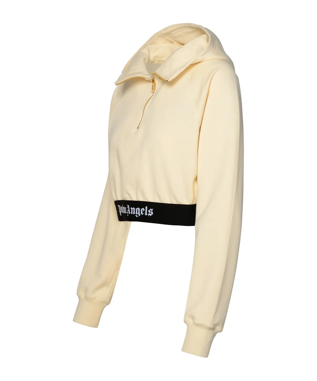 Logo Waist Cropped Sweatshirt