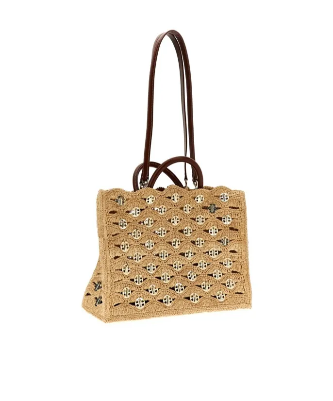 Sac A Main Disc-Link Top Handle Bag