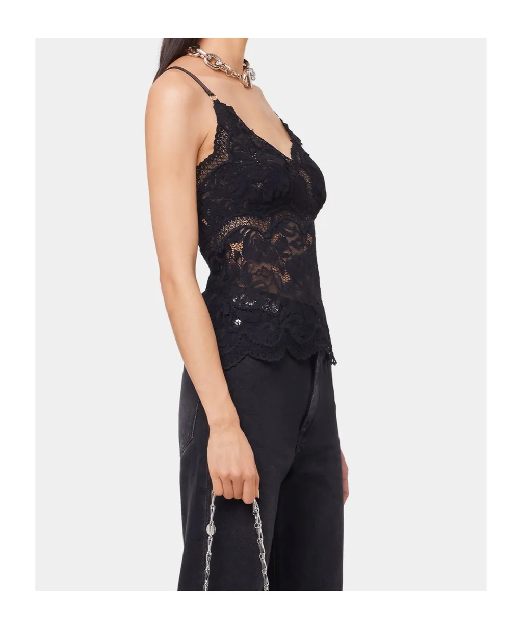 Lace V-Neck Tank Top