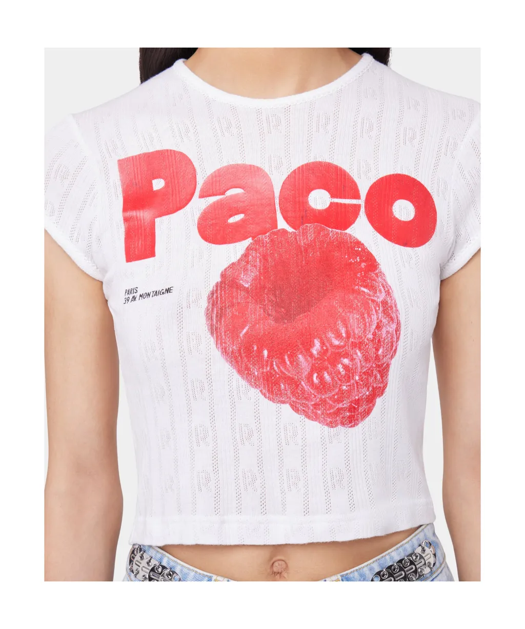 Printed Cap Sleeves T-Shirt