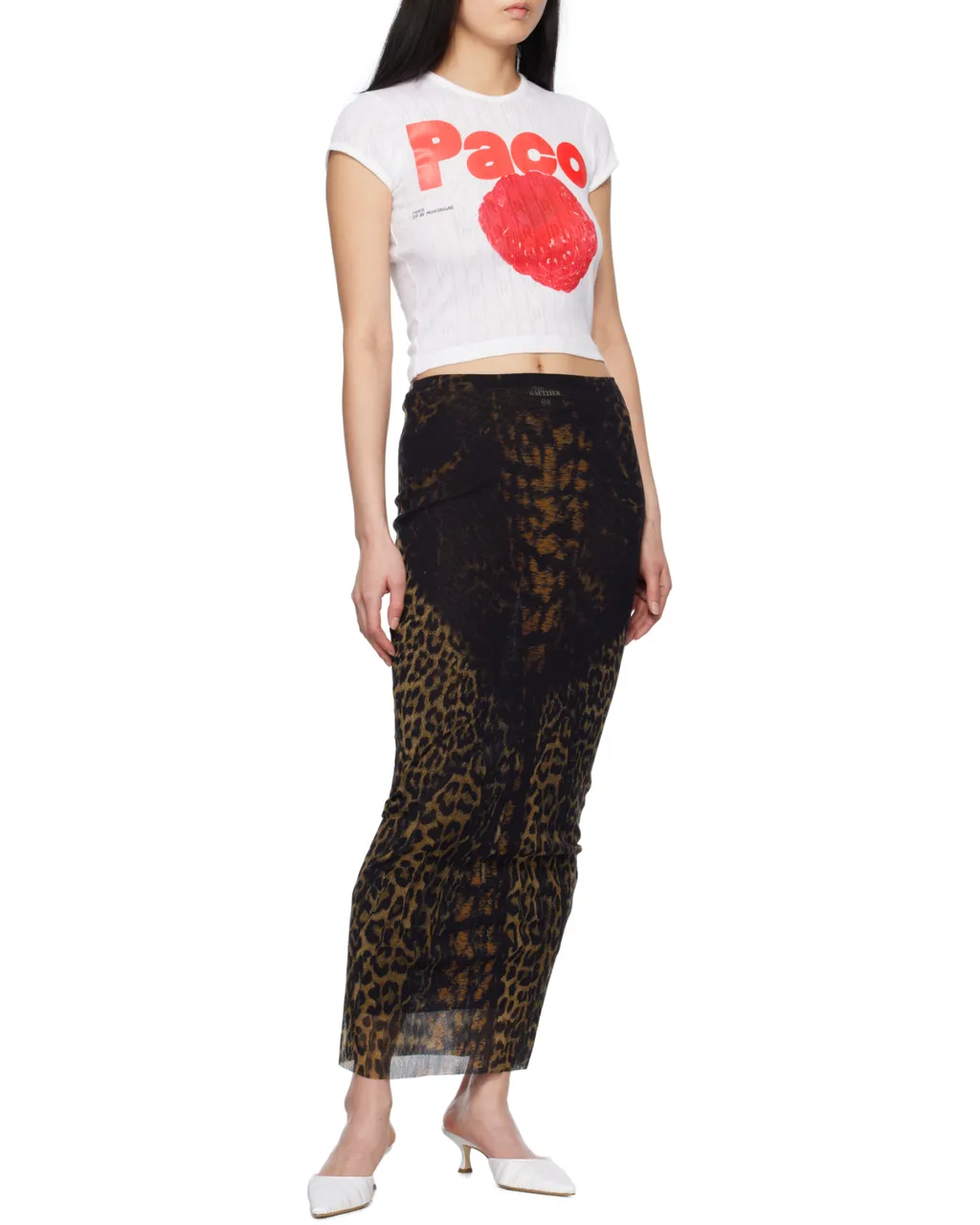 Printed Cap Sleeves T-Shirt
