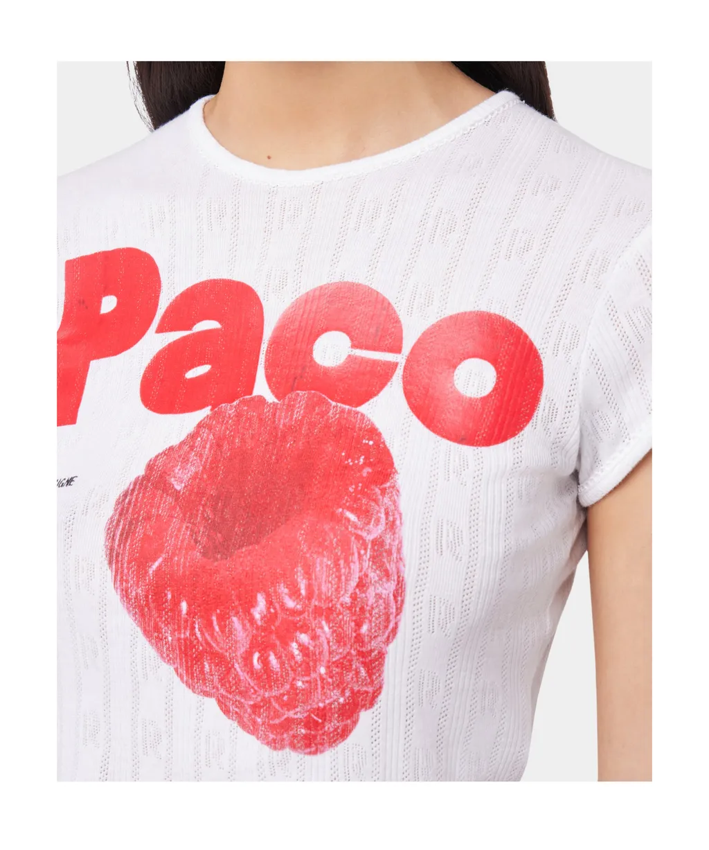 Printed Cap Sleeves T-Shirt