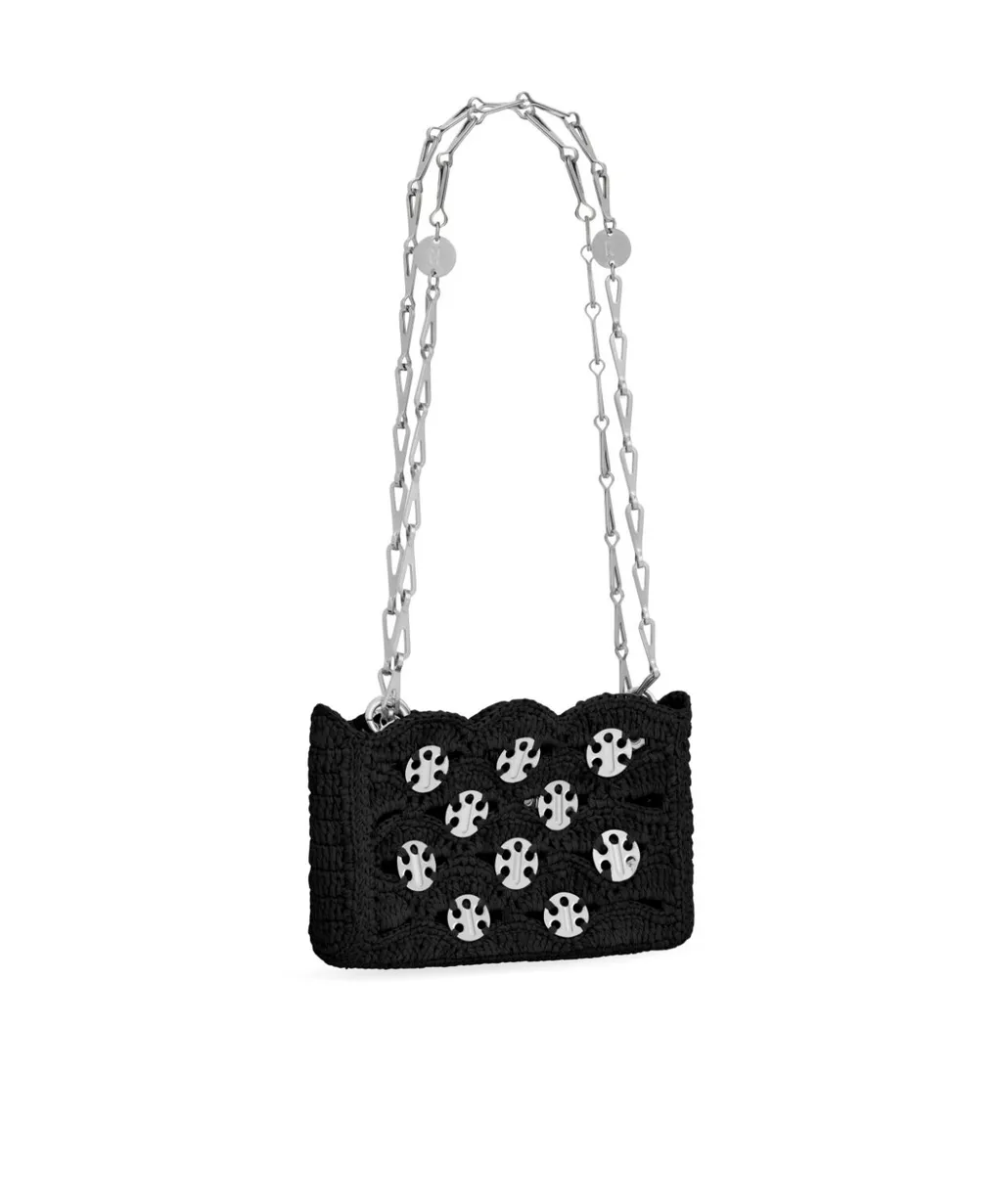 Sparkle Disc-Link Detailed Shoulder Bag