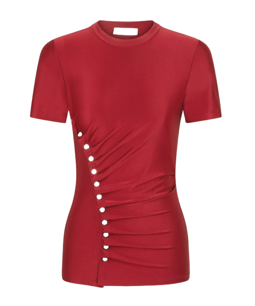 Draped Jersey T-Shirt