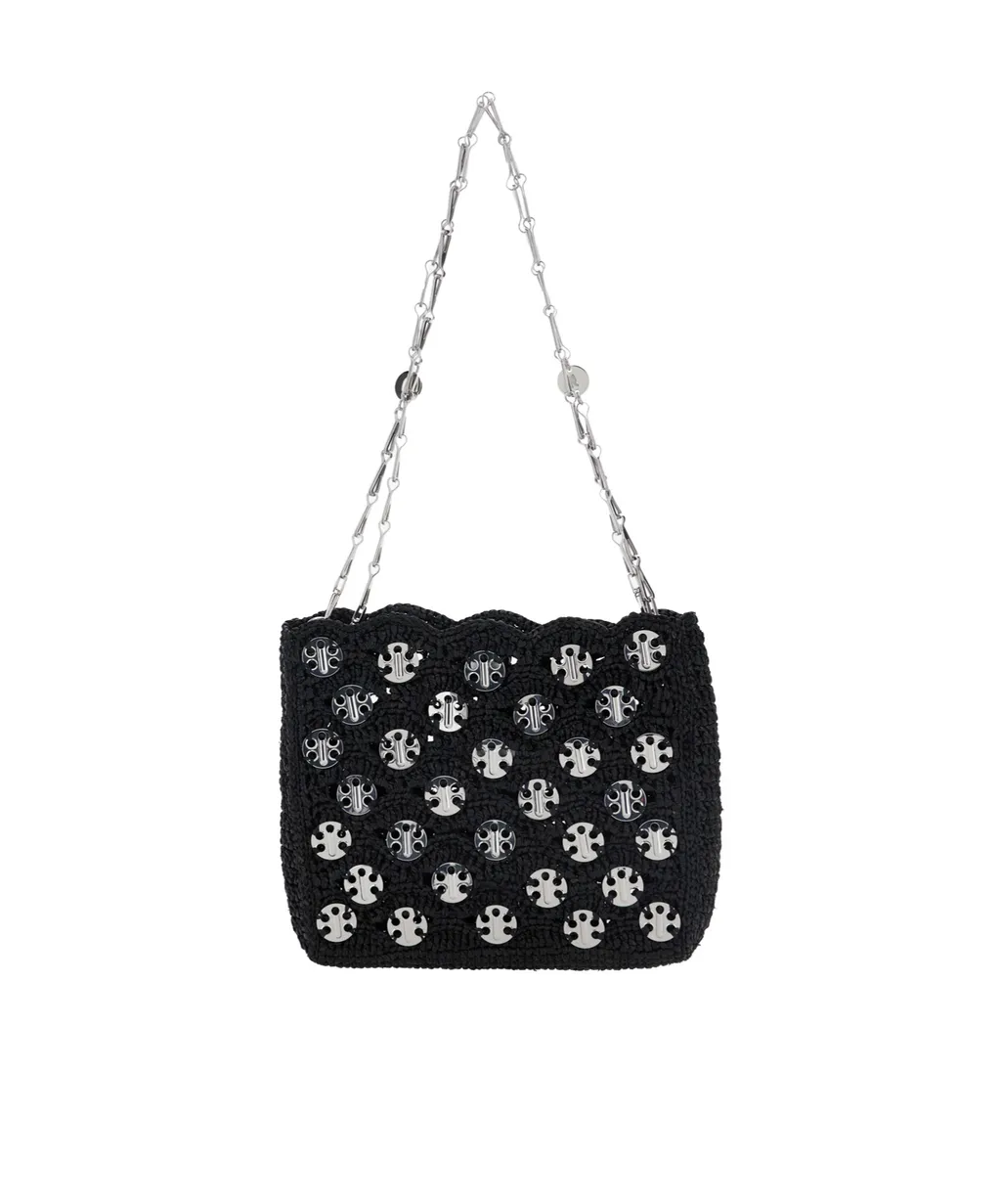 Sac A Main Chain-Link Shoulder Bag
