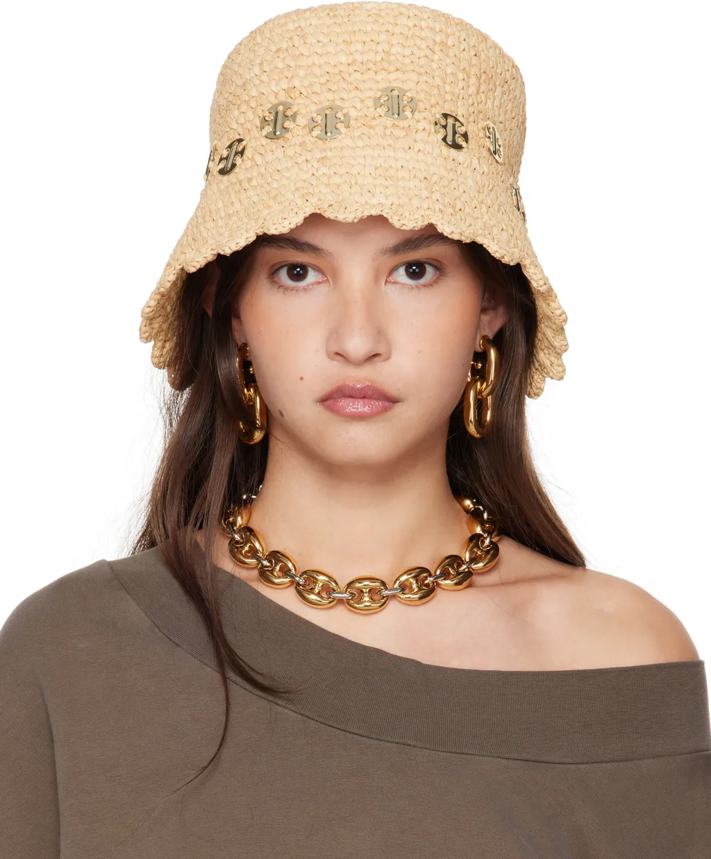 Disc-Link Detailed Bucket Hat