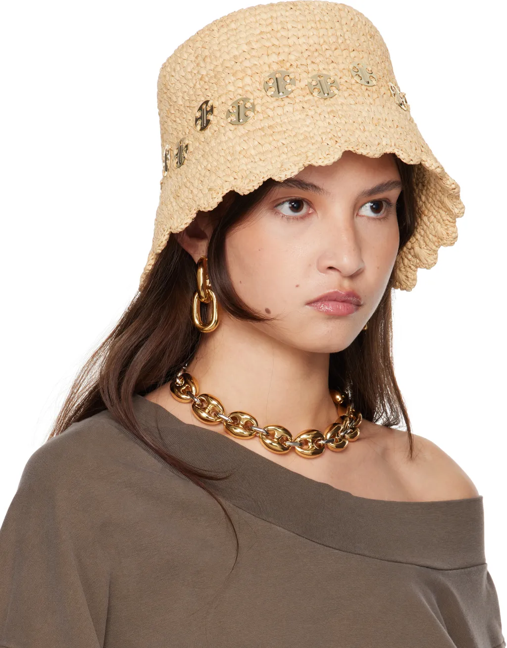 Disc-Link Detailed Bucket Hat