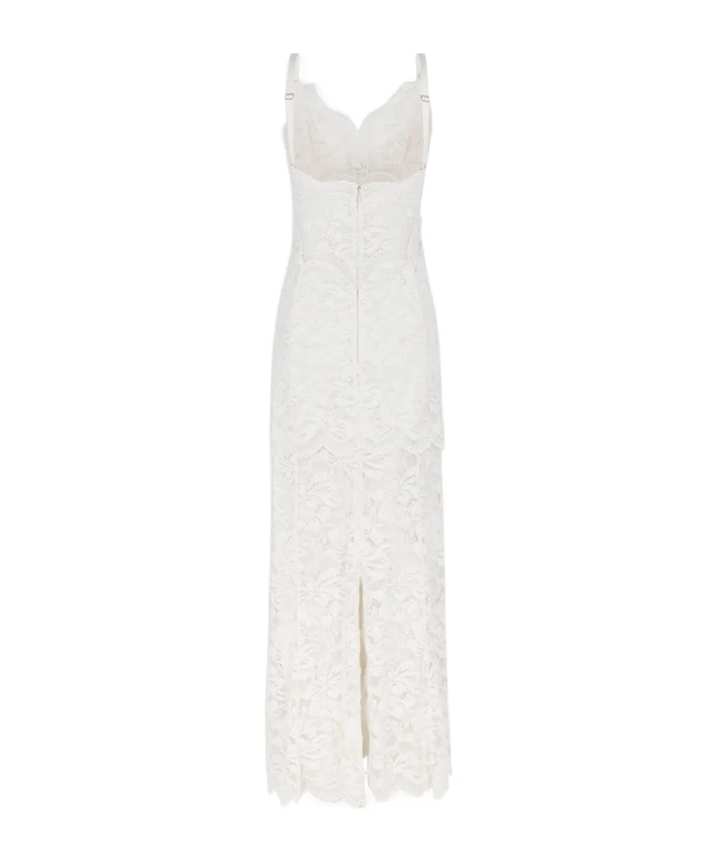 Lace Detailed Sleeveless Maxi Dress