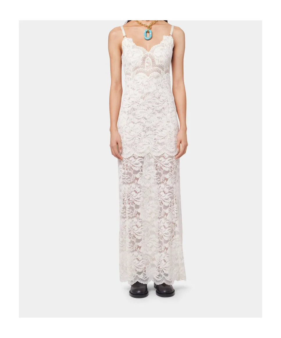 Lace Detailed Sleeveless Maxi Dress