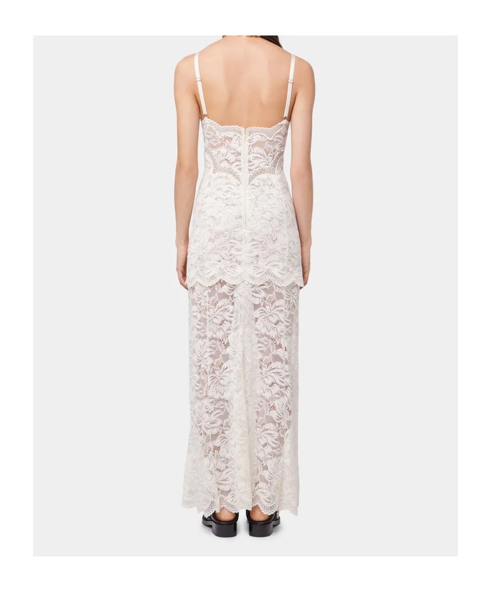 Lace Detailed Sleeveless Maxi Dress