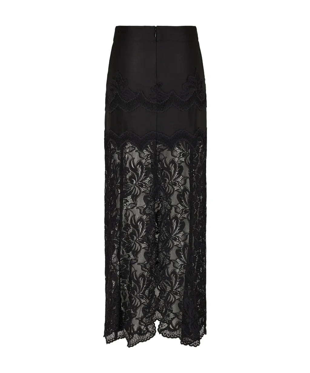Lace Detailed Maxi Skirt