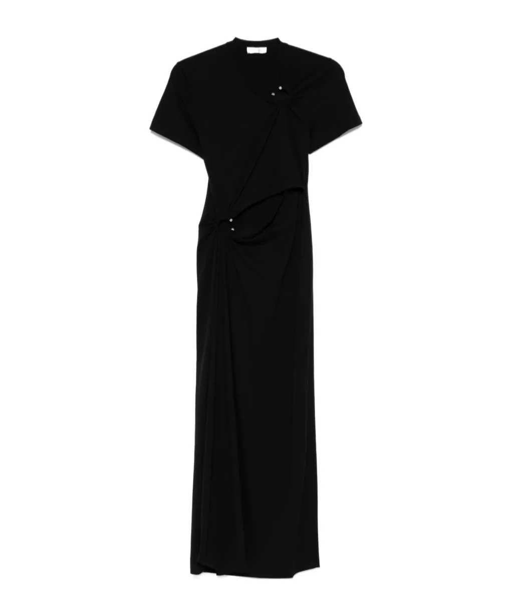 Jersey Long Piercing Dress