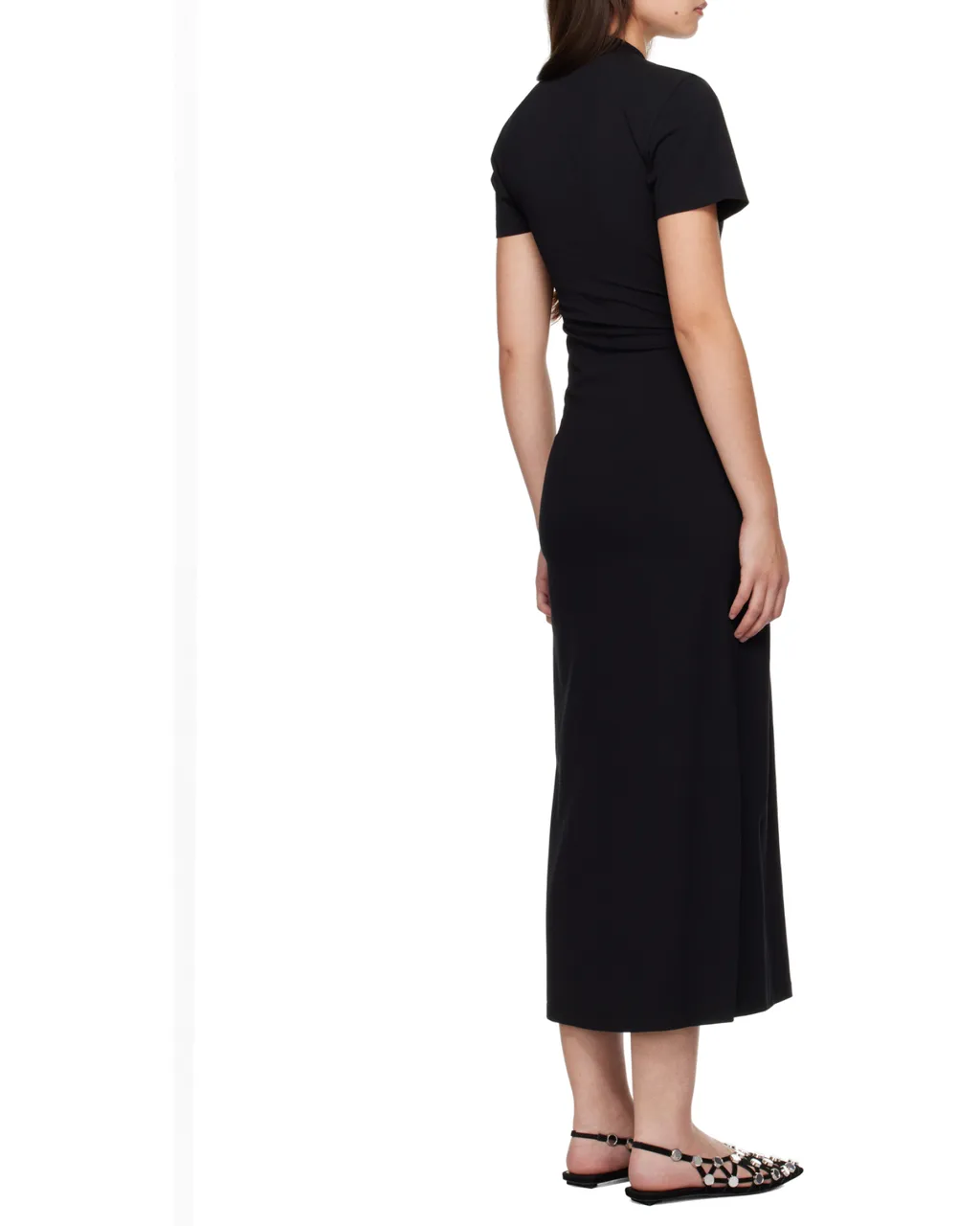 Jersey Long Piercing Dress