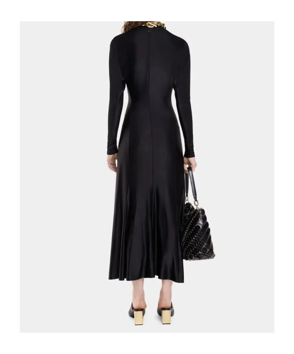 Crewneck Gathered Dress