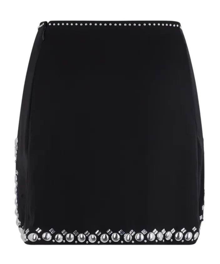 Embellished Mini Skirt