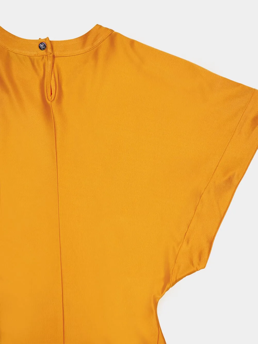 Crewneck Short-Sleeved Dress