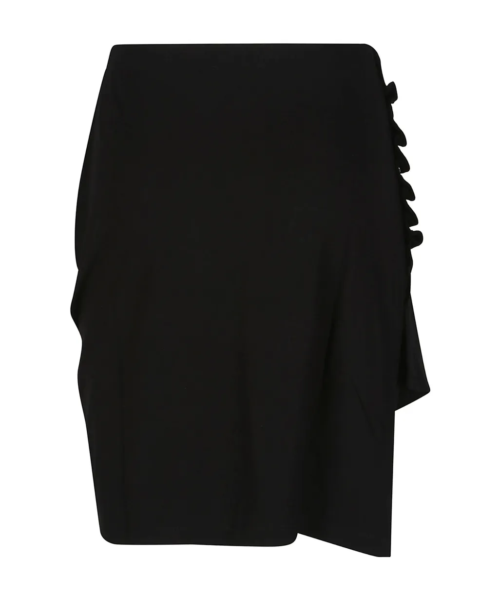 Draped Mini Skirt