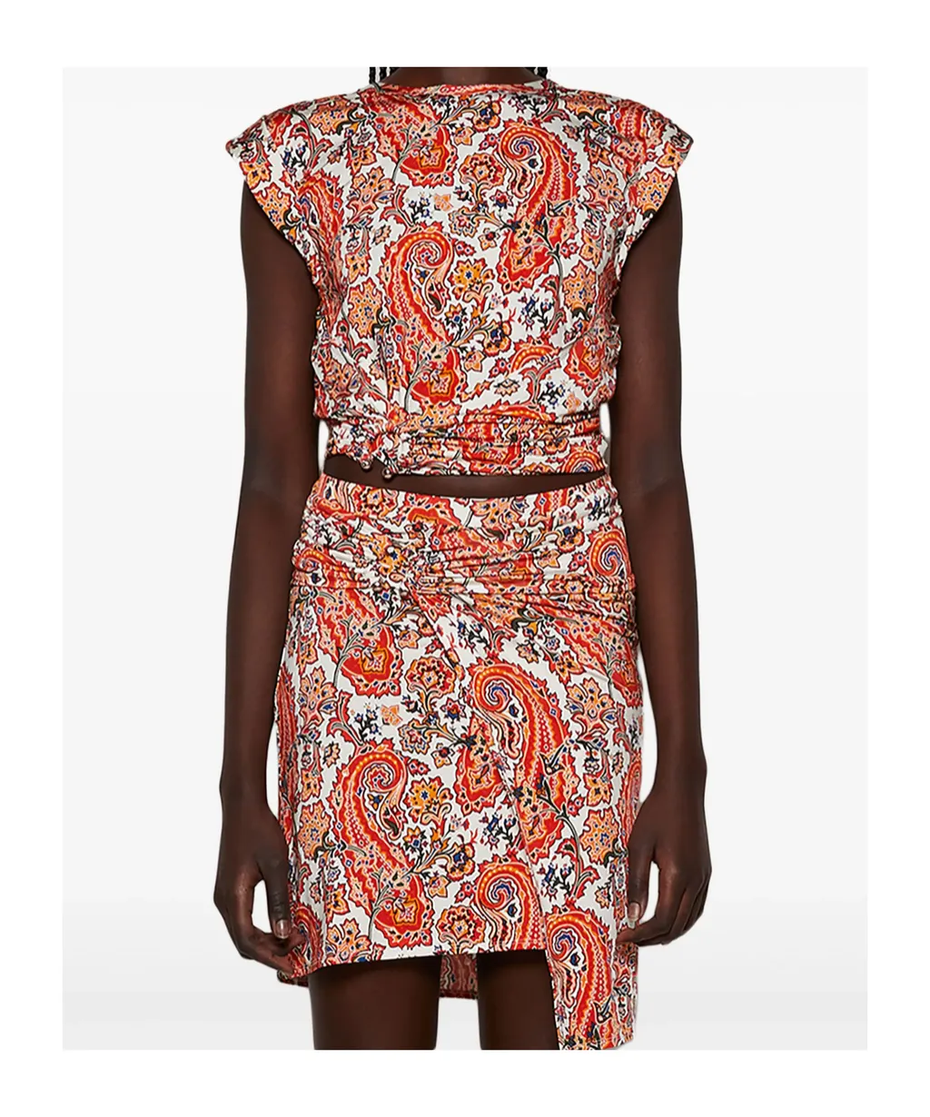 Haut Paisley Printed Blouse