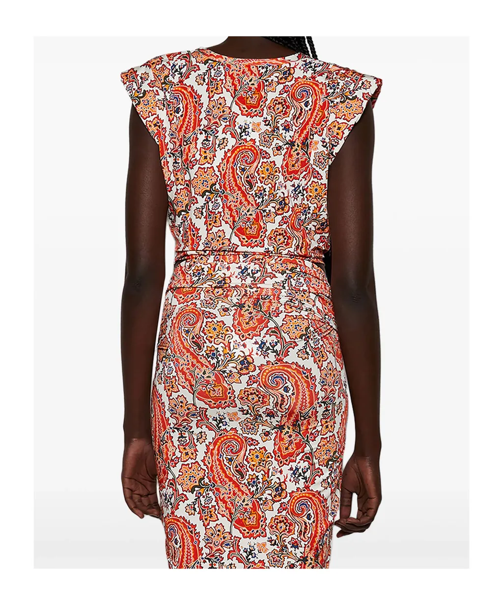 Haut Paisley Printed Blouse
