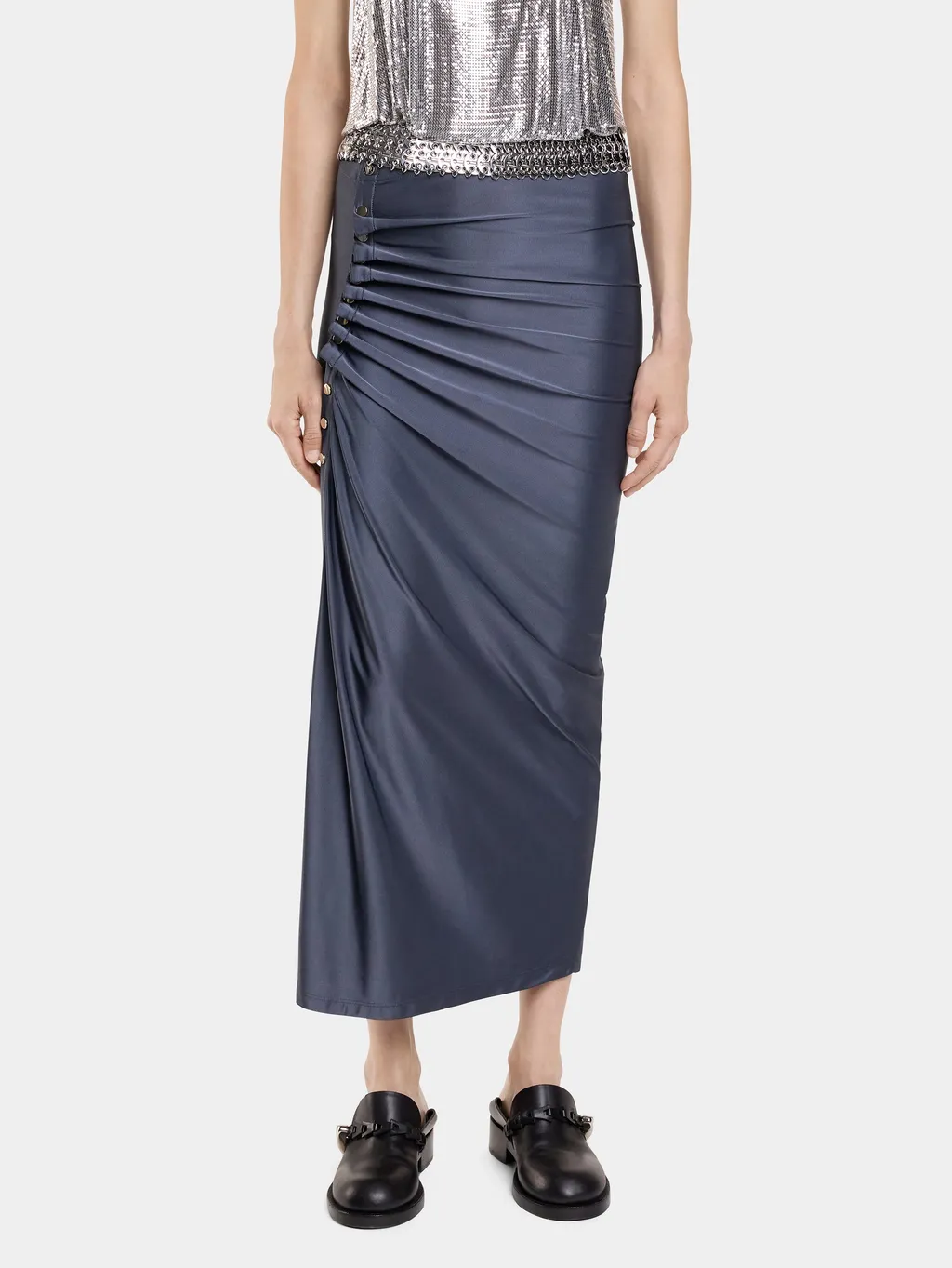 Draped-Detail Skirt