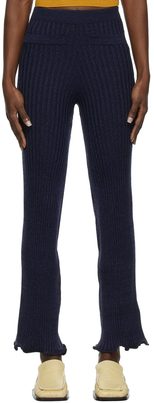 Knitted Flared Trousers