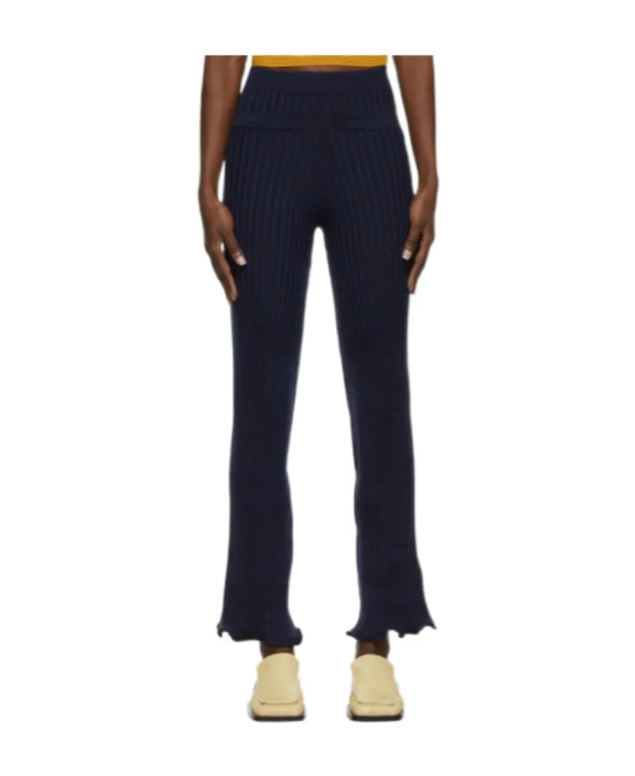 Knitted Flared Trousers