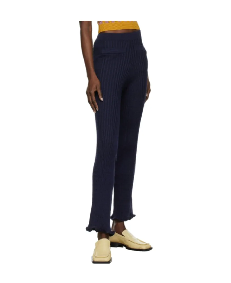 Knitted Flared Trousers
