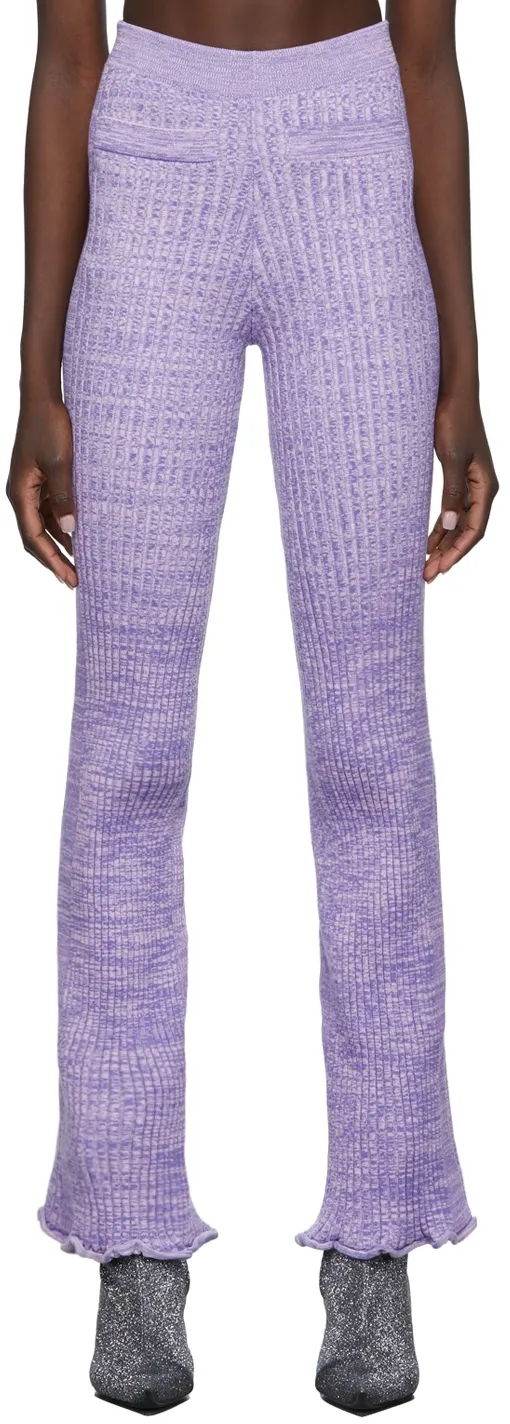 Logo High-Rise Knitted Pants